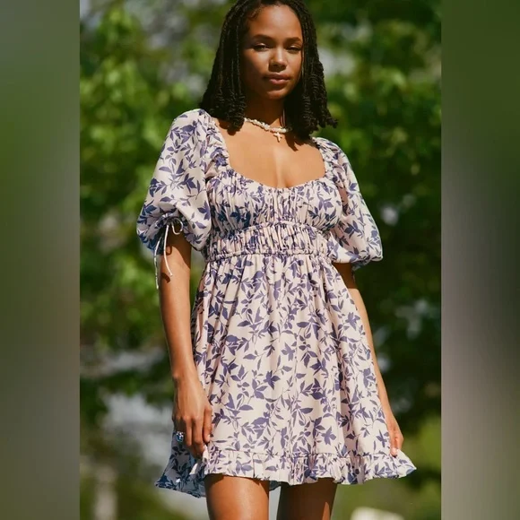 Urban Outfitters | Dresses | New Womens Urban Outfitters Violette Smocked Mini  Dress | Poshmark